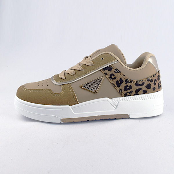 Basket sneakers pour femme 5146-17 beige ...............  espadrille basket femme Maroc